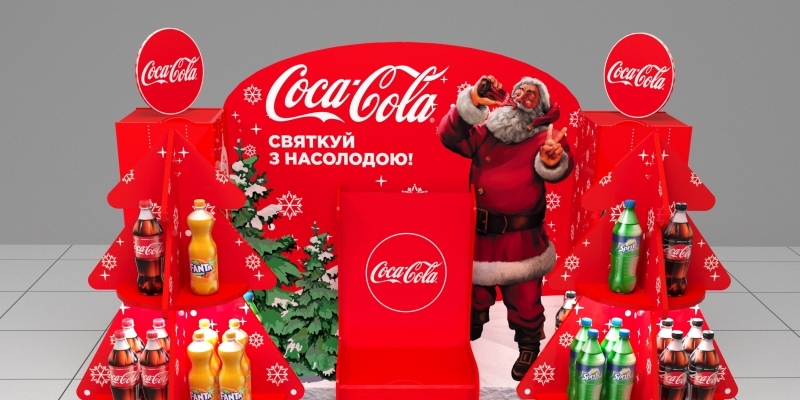 Стойка кока-кола