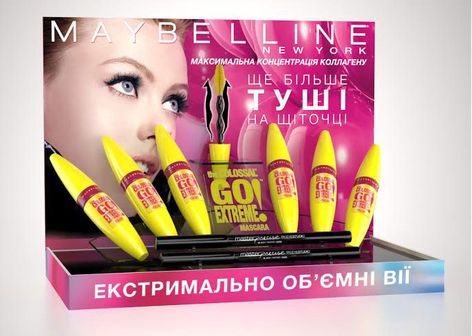 Дисплей-баркета ТМ «Maybelline»